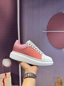 Nuevas zapatillas deportivas Alexander de uso diario con parte superior de malla tejida blanca, estilo casual y a la moda, con empalmes de cuero liso y suela gruesa, modelo Queen. - Product Image 4