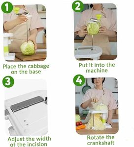 <span class=keywords><strong>Coupe</strong></span>-légumes multifonctionnel Râpe à <span class=keywords><strong>chou</strong></span> Cuisine Ménage Déchiqueteur à manivelle <span class=keywords><strong>Coupe</strong></span>-légumes - Product Image 4