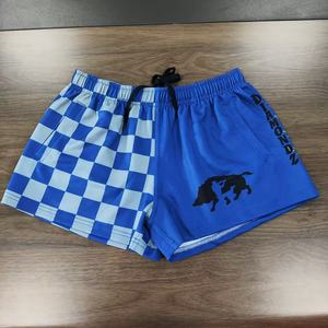 Pantalones cortos australianos personalizados puros con bolsillos laterales para mujer y hombre, pantalones cortos <span class=keywords><strong>de</strong></span> <span class=keywords><strong>Rugby</strong></span> <span class=keywords><strong>de</strong></span> poliéster para gimnasio, playa, piscina, pantalones cortos informales para fútbol - Product Image 3