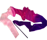 Culte Streamer Belly Dancing Silk Streamers Louange Danse Voiles de soie Prop Performance Wear