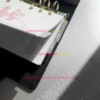 Séparateurs de planificateur en PP dépoli vierges personnalisables avec languettes supérieures, format A5 A6 B5, pour reliure à 6 anneaux, séparateurs de page en plastique pour autocollants