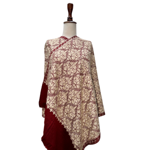 Export Quality <b>Scarves</b> Stoles Cotton Viscose Machine Embroidery Soft Fabric Custom Supplier Bulk Orders for Wedding Fashion Wear - Product Image 5