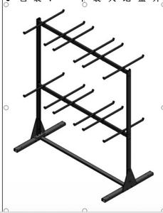 Zwaar Opbergrek Voor 30 Stoelen Met Staand Type Mobiele Kerkstoel Dollykar Commercieel Gebruik Gepoedercoat Staal - Product Image 6