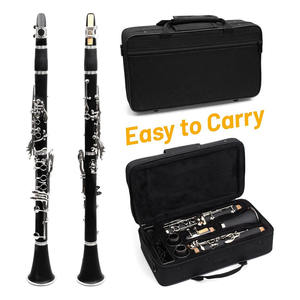 Clarinette professionnelle en nickel argenté, niveau performance, clé Bb, instrument de musique à vendre - Product Image 1