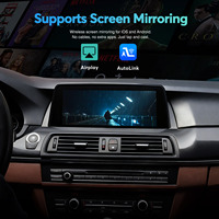 Ewaygps Linux con Bluetooth y Wifi Integrados, Pantalla Multimedia Inalámbrica de 10.25 Pulgadas, Carplay, Android Auto, Navegación para BMW Serie 5 F10 F11 F18