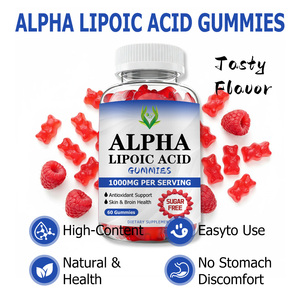 Private Label OEM Alpha Lipoic Acid Gummies Strawberry Flavor Dietary <b>Supplement</b> Promote Skin Brain Health and Boost Immunity - Product Image 5
