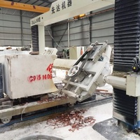 Scie à pierre CNC pour le traitement de grandes dalles circulaires de marbre