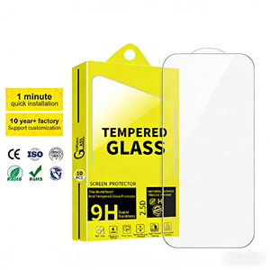 Pellicola Protettiva in <span class=keywords><strong>Vetro</strong></span> Temperato 2.5D Serie 17 2026 per <span class=keywords><strong>iPhone</strong></span> 17 16 15 14 13 Max - Product Image 1