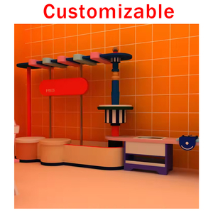 Equipo de Juegos Interactivo para Niños, Área de Juegos Interior, Ciudad de Aventuras Infantil, para Gimnasios Escolares - Product Image 5