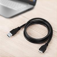 Cable USB a Micro B de Alta Velocidad Syong de 5 Gbps, Cable de Disco Duro Externo de Cobre Puro para Computadora, Cámara, Laptop y Consola de Juegos