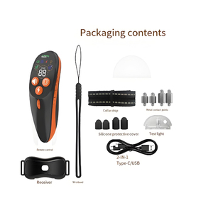 Haustier-Ferntrainer gegen Bellen <span class=keywords><strong>1000m</strong></span> Effektive Reichweite 3 Trainingsmodi IP67 Wasserdicht Typ-C Schnellladung Einstellbar - Product Image 6