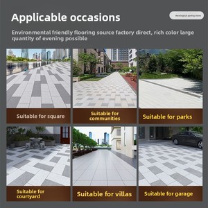 Piedras de Pavimento de Cerámica Ecológicas <span class=keywords><strong>Wow</strong></span> para Patios Rurales Exteriores - Baldosas de Cerámica de Cuarzo con Superficie Mate Antideslizante de 12/18 mm de Espesor - Product Image 2