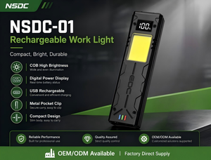 Potente Mini Torcia LED COB con 7 Modalità, Ricarica USB, Clip Magnetica Posteriore per Emergenze - Product Image 2