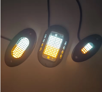 Kingshowstar Switchback Rock Lights Amber & White Waterproof LED Light 24/96/108/112/210/219 LED pour camion