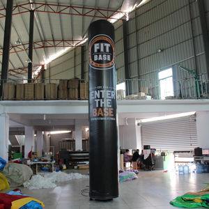 Tubo inflable negro para eventos publicitarios - Product Image 1