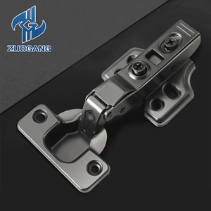 Zuogang Hardware Black Hinge With Lock Concealed Hinges Hydraulic Soft Close Cabinet Hinge