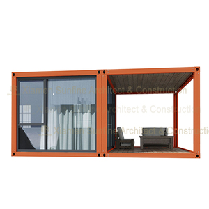 Cà Phê Sang Trọng Bãi Biển Đúc Sẵn Tiểu Kontejner Haus Loft Nhà Đăng Nhập Nhà Trung Quốc De Prefabr Container Maison Prefabrique Biệt Thự - Product Image 5