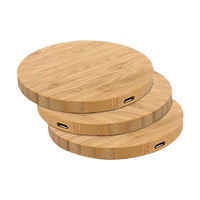 Chargeur de smartphone 5W, chargeur de voiture, chargeur sans fil en bois, station de charge rapide sans fil pour téléphone portable