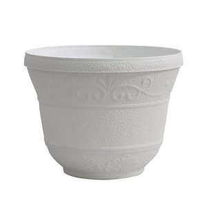 Pot de fleur de balcon de jardin en plastique PP en relief antique à vendre - Product Image 3