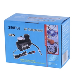 Draagbare Mini 12V Auto Luchtcompressor Elektrische Bandenpomp 10L/MIN Luchtstroom 8-12MIN Opblaastijd 30W Vermogen Metaal Kunststof - Product Image 6