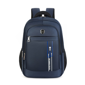 <b>Laptop</b> <b>Backpack</b> <b>For</b> Men And Women 15 Inches Multi Layer Travel School Bag With Trolley Black Gray Blue Solid Color - Product Image 5