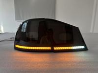 Feux arrière modifiés HD CVC 8ème génération FD2, années 2005-2012, couvercle rouge gris, bande de guidage lumineuse blanche