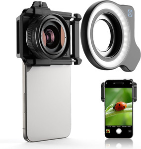 Lente Macro HD Master para Teléfonos Celulares, Lente de Cámara para Fotografía Macro, Accesorio para Teléfono, Distancia de Disparo Larga de 15-45 mm - Product Image 1