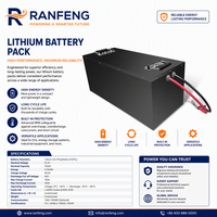 Batterie LiFePO4 12V 500Ah à décharge profonde, haute qualité, autonomie prolongée, pour bateaux marins et stockage solaire, au phosphate de fer et de lithium
