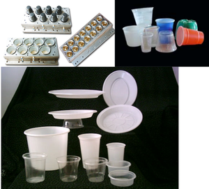 Máquina para hacer vasos de plástico Servo completo, maquinaria de termoformado, caja para hacer helados, 2 unidades - Product Image 2