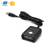 DF3200 Escáner de alta velocidad de montaje fijo Diseño simple 1D USB RS232 Lector de código de barras para quiosco en stock