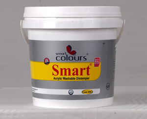 Peinture acrylique de haute qualité SMART DISTEMPER pour la décoration murale intérieure, séchage rapide, faible odeur, excellente adhérence aux surfaces - Product Image 4