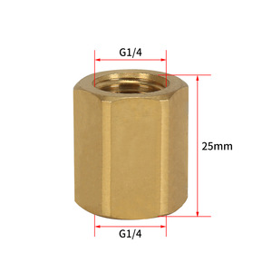Mingou Copper Connector <b>Adapter</b> G1/4 25mm For Car Wash High Pressure - Product Image 1