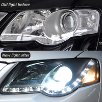 Phare avant de voiture pour VW Passat 2007-2011 & Magotan B6, phare LED DRL HID Bi-Xénon, accessoires auto avec puissance de 36W