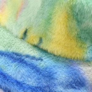 Autumn Winter Furry Tie Dyed Bucket <b>Hat</b> Fashion Colorful Women Thickened Warm Wide Brim Bucket <b>Hat</b> - Product Image 6