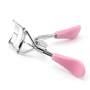 Recourbe-cils avec manche en plastique, angle large, recourbe-cils naturel, pince à cils portable, outil de maquillage pour les yeux, logo personnalisé OEM - Product Image 4