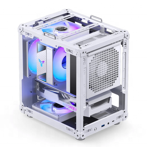 New Jonsbo C6-ITX Mini-ITX Steel Mesh PC Case with 3 Fan Positions Portable Desktop Chassis-in Stock