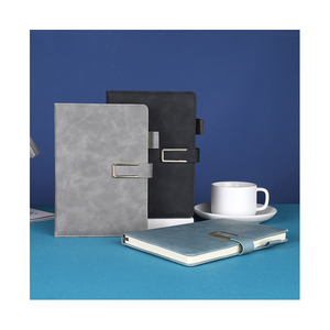 Cuaderno con correa de cuero de PU de fabricante, personalizado, con forro blanco marfil, página interior, creatividad, Bloc de notas de oficina, producción rápida para venta al por menor - Product Image 1