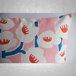 100% algodón elegante Funda De Cojin Fancy 45*45 funda De almohada Rosa Bindweed funda De cojín fabricantes Hotel Housse De Coussin - Product Image 4