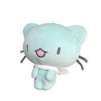 Pendentif en peluche chat ange vert menthe de 10 cm, mignon, série Guérison, porte-clés pour sac à dos, cadeau