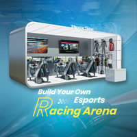 Renixsim 4 Axis Full Motion Racing Simulator Máquina de entrenamiento High Tech Coin Operate Dynamic Simracing Motion
