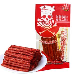 Death God Spic Stripy Gluten Snack, Snack Piccante, Latiao Piccante, Strisce Piccanti Salutari, Cibo Cinese, Cibo Salutare - Product Image 1
