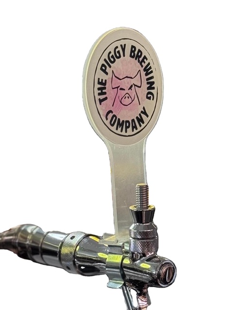 Acrylic Beer Tap Badge Decal Holders & Keg Signs Clip-Customizable Brewery Bar Tools