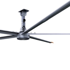 Ventilateur industriel Keystone HVLS à économie d'énergie, pales en alliage d'aluminium et de magnésium, 220V/380V, montage au plafond, garantie 3 ans, ventilation - Product Image 1