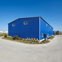 Almacén Prefabricado Económico de Estructura de Acero, Construcción Rápida de Talleres, Nave Industrial Prefabricada de Acero