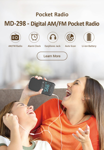 Lecteur audio stéréo numérique portable avec écran, bande DAB, réveil, minuterie de sommeil, balayage manuel/automatique FM/AM SW, radio <span class=keywords><strong>Walkman</strong></span> - Product Image 2