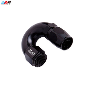 Nouveaux raccords <span class=keywords><strong>de</strong></span> tuyau BJR Race Products à 180 degrés, en alliage, style coupe-fil, à débit total, pour applications automobiles (AN6, AN8, AN10) - Product Image 5