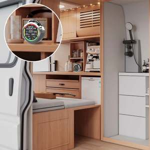 Detector de monóxido de carbono e oxigênio negativo ambiental multifuncional de alta qualidade testador de íons negativos - Product Image 5