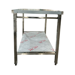 Victory Commercial <b>Stainless</b> <b>Steel</b> <b>Prep</b> <b>Table</b> with Backsplash Bakery Equipment for Hotels & Restaurants - Product Image 4