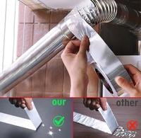 Membrane d'étanchéité en EPDM sans plomb SR-Chemical avec maille en aluminium, membrane de toiture, vente en gros en Chine, bande de caoutchouc butyle