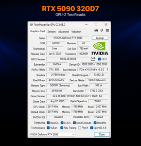 การ์ดจอ GeForce RTX 5090 5090D 5080 5070Ti 5060Ti 5070 4090 4080 GDDR7 สำหรับเล่นเกมและประมวลผล เหมาะสำหรับ AI และการเรียนรู้เชิงลึก - Product Image 2